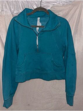 lululemon athletica Teal Half-Zip Pullover